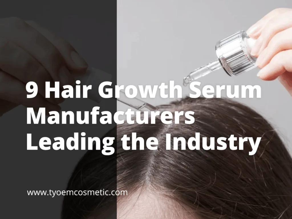 Hair growth serum manufacturing