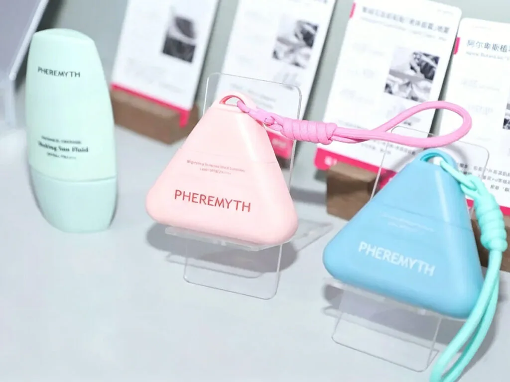 TY Cosmetic skincare products displayed at 2026 CBE