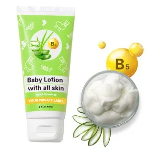 Aloe and vitamin B5 baby lotion