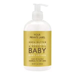 Private label baby lotion pump bottle