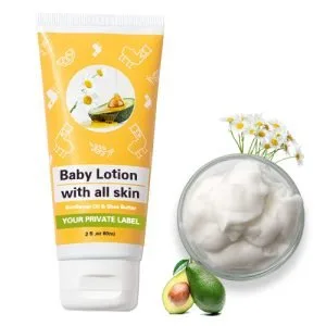 Chamomile and avocado baby lotion