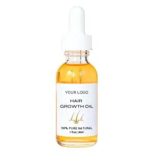 Hair growth oil bottle