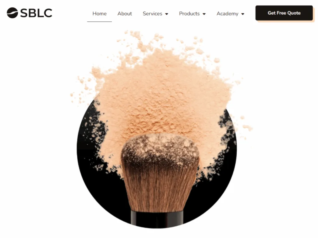 SBLC Cosmetics hair care manufacturing