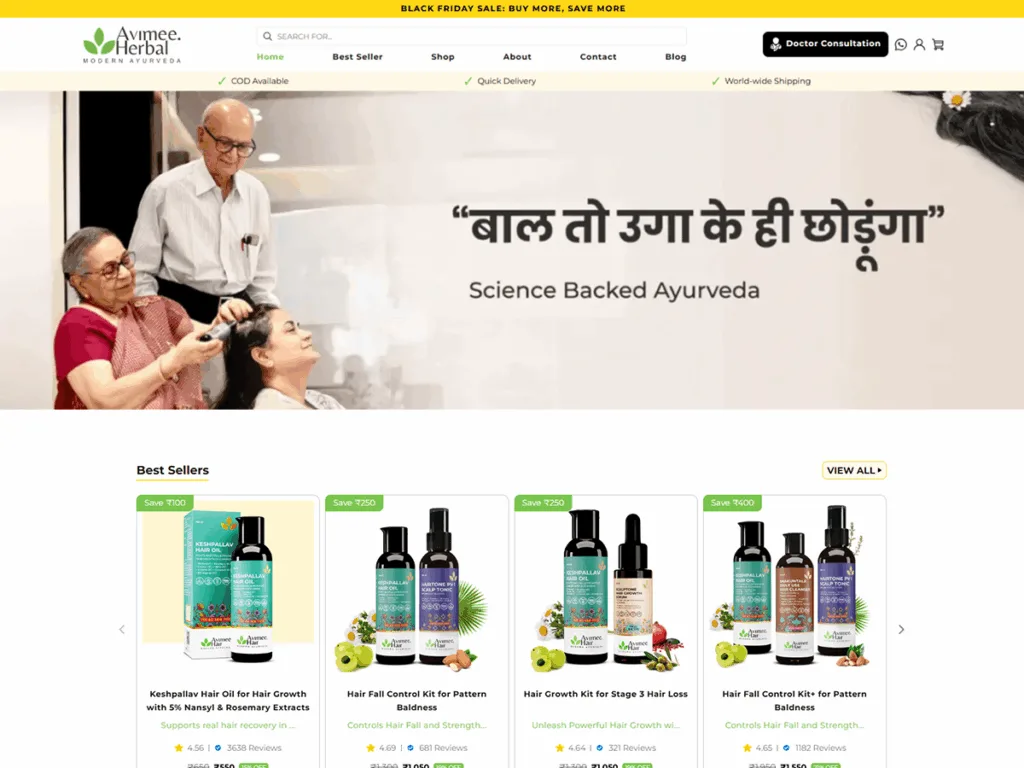 Avimee Herbal hair oil products