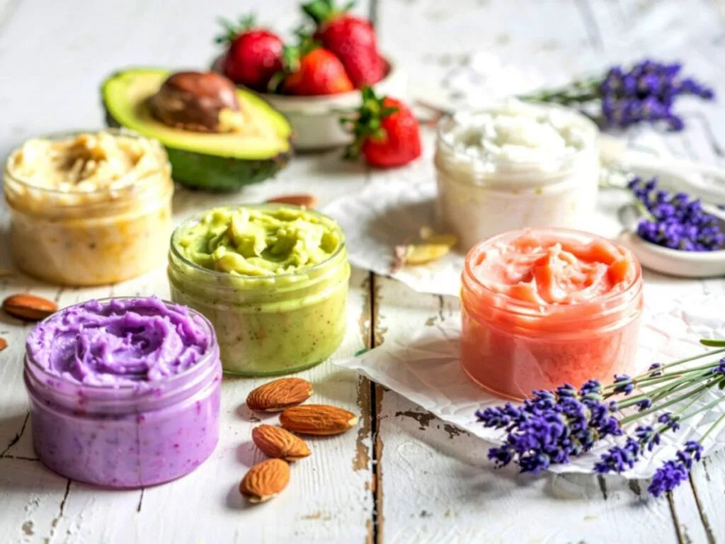 Body scrub packaging decoration and labeling