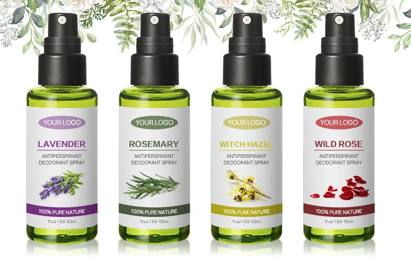 Antiperspirant deodorant spray