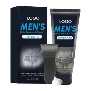 Intimate/private hair removal cream for men