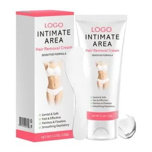 Intimate/private hair removal cream for women