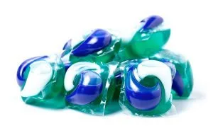 Laundry detergent pods