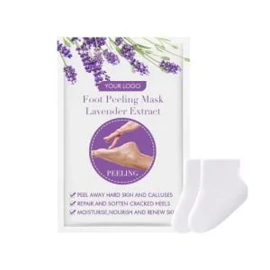 Lavender foot peeling mask