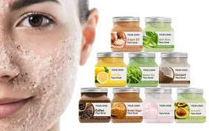 Private label face scrub