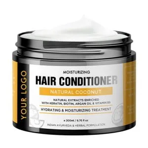 Private label hair conditioner bottle