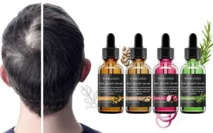 Private label hair growth oil