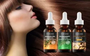Private label hair oils