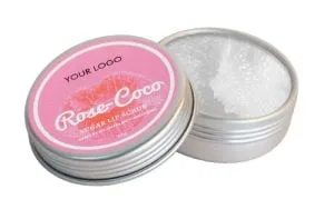 Private label lip scrub product