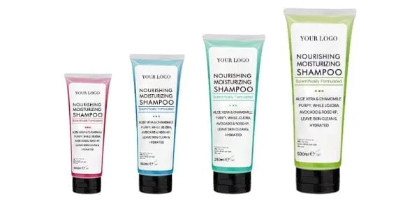 Private label shampoo tubes