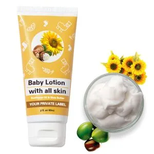 Sunflower oil and shea butter baby lotion