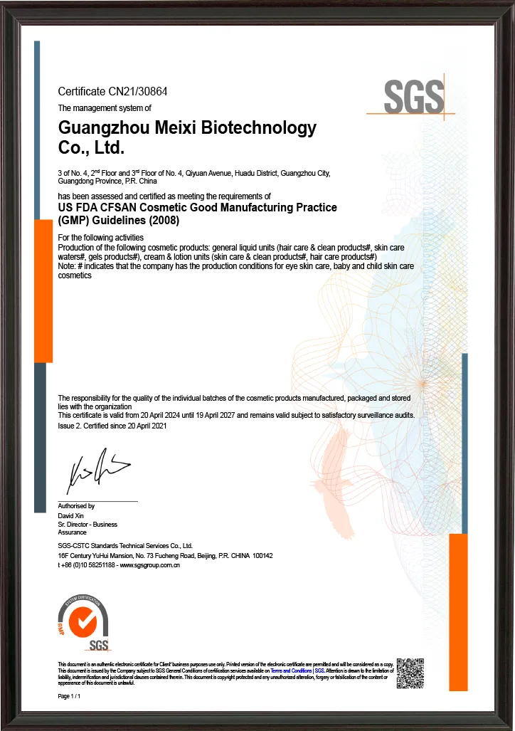 MX GMP certificate